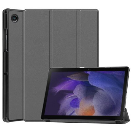 Samsung Galaxy Tab A8 10.5 -kotelo Tri-fold - Harmaa