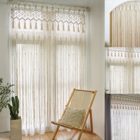 IC Veggmonterte Håndlagde Gardiner Gobeleng Gobeleng 80*210cm