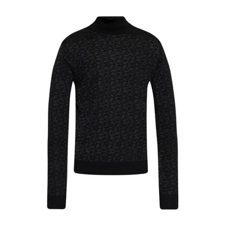 Emporio Armani, Knitwear Zwart, Heren, Maat:M