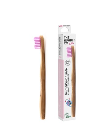 The Humble Co. - Eco-friendly Bamboo Toothbrush For Kids - Humble Brush Ultrasoft Purple