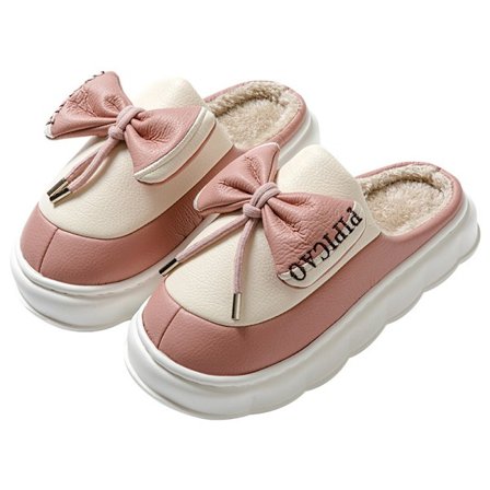 Kvindernes tykke sål skridsikre hjemmesko foret loungetøj one size