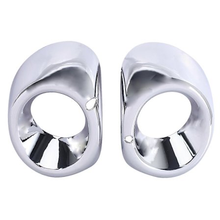 2 stk. krom frontlyktdeksel for Mitsubishi Outlander 2013 2014