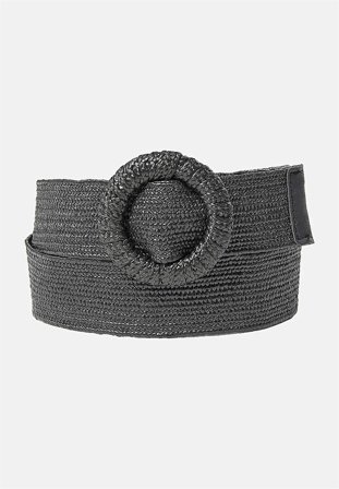 Soyaconcept - Flätat, elastiskt skärp - svart - för damer - 42/44 (L/XL) - Cellbes