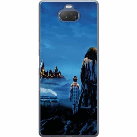 Sony Xperia 10 Plus Genomskinligt Skal Harry Potter Hogwarts L