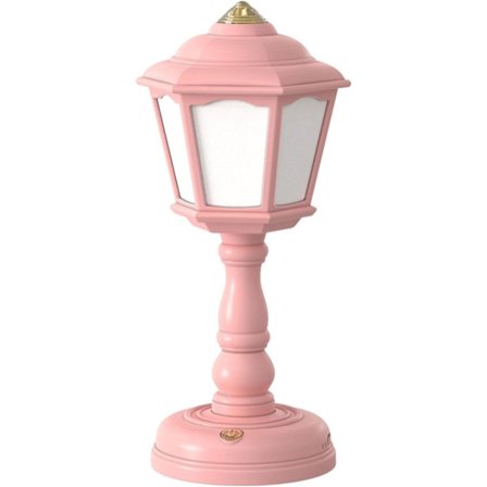 Skrivebordslampe i retro-stil - USB-opladningsbordlampe Mini gadelamper Desi