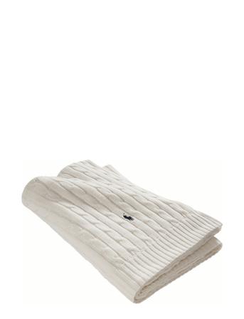 Rlcable Throw Home Textiles Cushions & Blankets Blankets & Throws White Ralph Lauren Home
