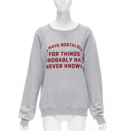Celine Vintage Pre-owned Cotton tops , Grijs , Dames , Maat: S