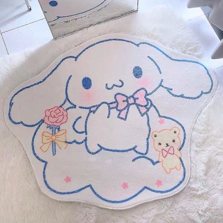My Melody Matta Super Pehmeä Söpö Piirretty Kissa Makuuhuoneen Matot Pehmeät Lapset Alue Matot Kawaii Matta Kaksisivuinen Nukkapinta