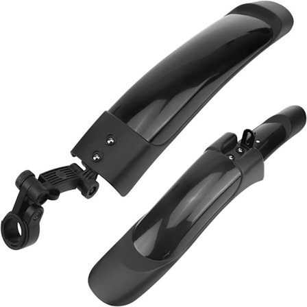 Set, justerbar cykelskärm fram och bak för MTB-cyklar 24/26 tum