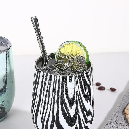 Moderne Mate Kop og Bombilla Yerba Mate Kop Dobbeltvægget Rustfrit Stål Swig