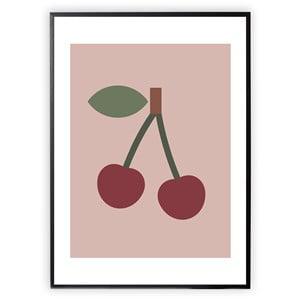 XO Posters Cherry 30 x 40 Poster One Size - Home accessories - One size - Red - Mädchen