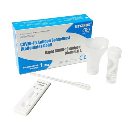Hygisun Antigentest Covid-19 Salivtest 10-pack