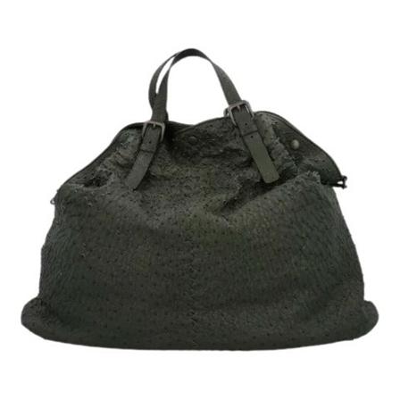 Bottega Veneta Vintage Pre-owned Läder axelremsvskor grön, Dam Vintage Väskor, Dam, Storlek: ONE SIZE