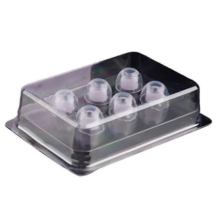 For NICEHCK P03 flytende silikon ørepropper støyreduserende myke trygge ørepropptilbehør NX8 Que Cantor IEM P03 (3 par S)