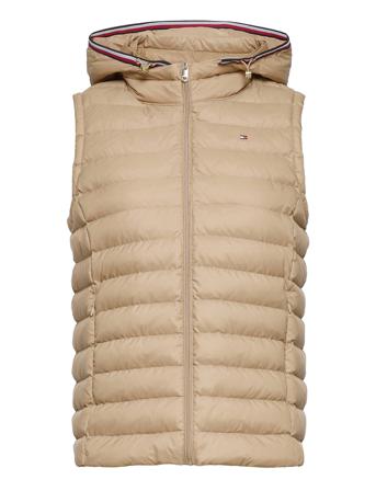 Th Ess Lw Down Vest Vests Padded Vests Beige Tommy Hilfiger