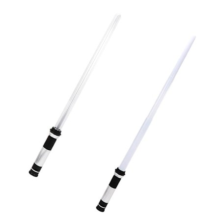 2 stk. Lightsaber legetøj lyser legetøj 7-farver foldbare børn