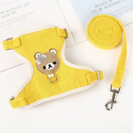 Kanin valjaat Bunny Leash vetoköysi KELTAINEN M