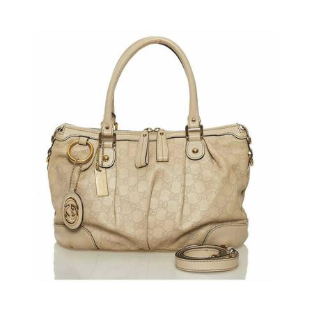 Gucci Vintage, Pre-owned Handbags Beige, Dames, Maat:ONE Size