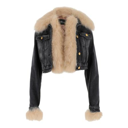 Blumarine Jacka svart, Dam, Dam, Storlek: M