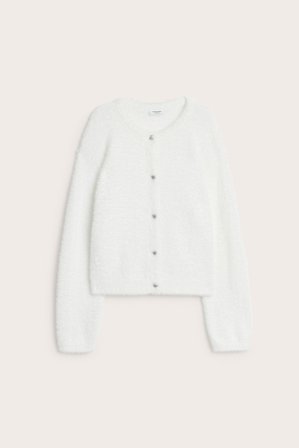 Kappahl | Miękki kardigan z dzianiny | Offwhite