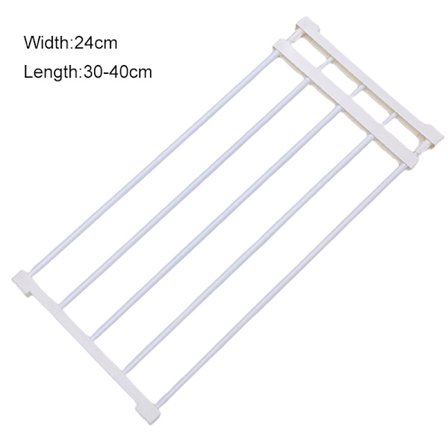 Garderob Spänning Hylla Justerbar Expanderbar Garderobshylla DIY Avdelare För Skåp Badrum Hushåll