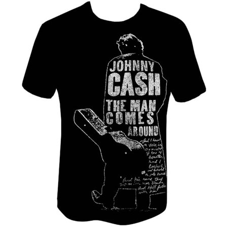 Johnny Cash Unisex Vuxen The Man Comes Around T-shirt S Svart