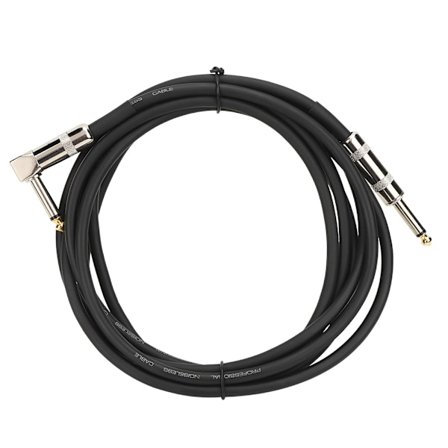 Gitarrkabel lämplig för bas, keyboard, instrument och annan professionell ljudutrustning, 3 meter