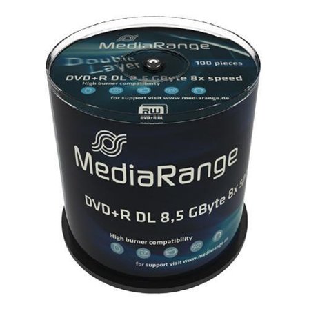MediaRange Blank Dvd 8.5 Gb Dvd+R Dl 100