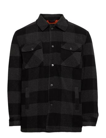 Onscreed Loose Check Wool Jacket Otw Black ONLY & SONS