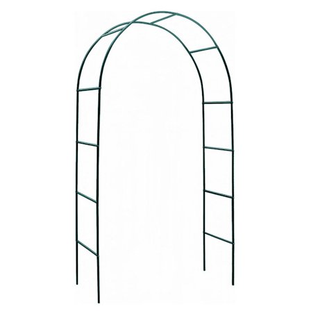 Rosbåge i grön metall 240 x 140 cm