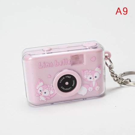 Sanrio Kuromi Melody Cinnamoroll Mini Camera Car Nyckelring A9