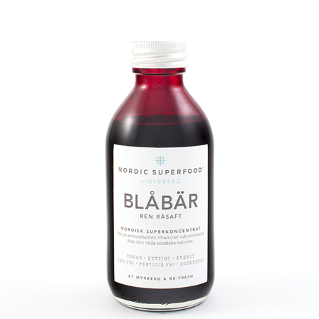 Nordic Superfood by Myrberg Råjuicekonsentrat blåbær 195 ml