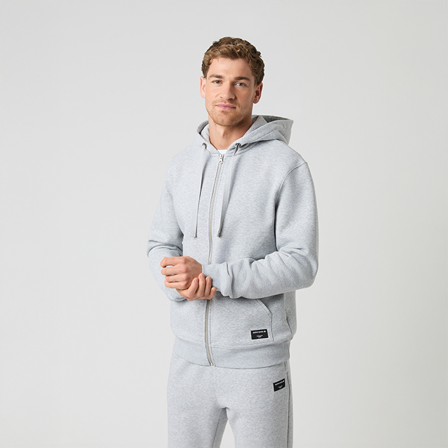 Björn Borg Centre Zip Hoodie Grå