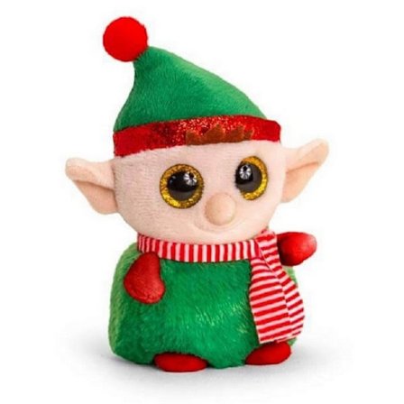 Cue Toys Montu Elf Christmas Plys Legetøj Grøn/Rød