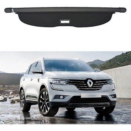 JZRH Bil Infällbar Solskydd Rullgardin Lastskydd Paket Hylla, Kompatibel med Renault Koleos 2017-2020 Lastskydd Paket Hylla Sekretess -xindaren