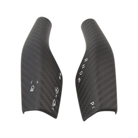 Tesla Model 3 Y 3K Twill Matt Karbonfiber Girskift Deksel Erstatning 2 Pakning