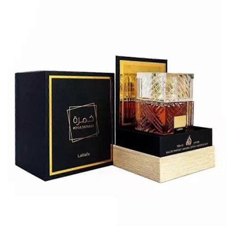 Khamrah EDP - Eau De Parfum Unisex 100ml 3.4 oz Vanilja Makea Lämmin Mausteinen Puinen, Lattafa Perfumesilta