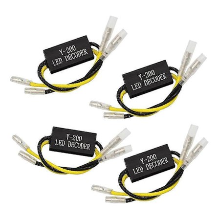 12V Motorcykel LED Lastmotstånd LED-avkodare LED-indikator Blinkers Fel Eliminator för