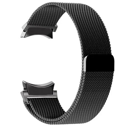 Ranneke Samsung Galaxy Watch 6/5/4/Classic 47mm 43mm 40mm 44mm Milanese Loop -rannekkeelle correa Galaxy Watch 5 pro 45mm rem Black