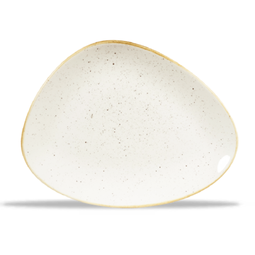 Tallrik Triangel Stonecast