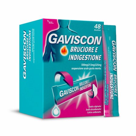 Gaviscon Bruciore E Indigestione 48 Bustine