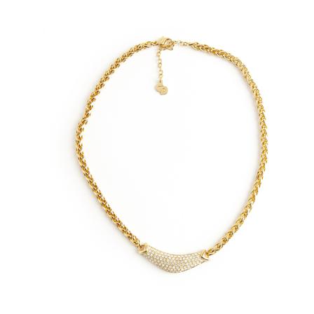 Dior Vintage Pre-owned necklace , Geel , Dames , Maat: ONE Size Vintage Sieraden