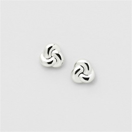 Knot Studs (XS) - Sterling Silver - Safira