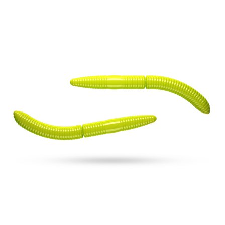 Libra Lures Fatty D'Worm 75 No Scent (8-pack) - Apple Green