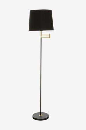 Aneta Lighting - Gulvlampe Birka - Svart - Gulvlamper - Fra Homeroom