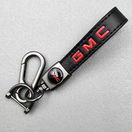 Bil Lær Sykkel Nøkkelring Metall Finish | Heavy Duty Nøkkelring | Nøkkelring Og Krokbeslag Gun Color Hardware GMC Gun Color Hardware