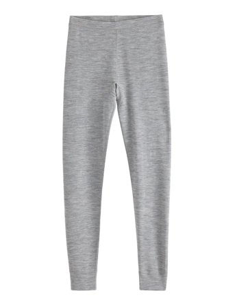 Lindex Long Johns Merino Uni Big Soli - Grey - 128