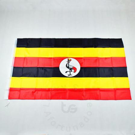 Uganda 90*150cm Flagga För Möt Paraden Fest Hängande Uganda