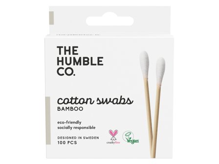 The Humble Co. Cotton Swabs Q-tips, 100 stk.