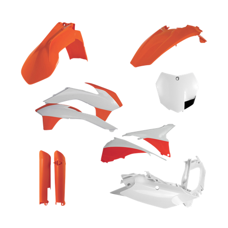 Kit Plastiche Completo Acerbis KTM Arancio - KTM 150 SX 2013-2015